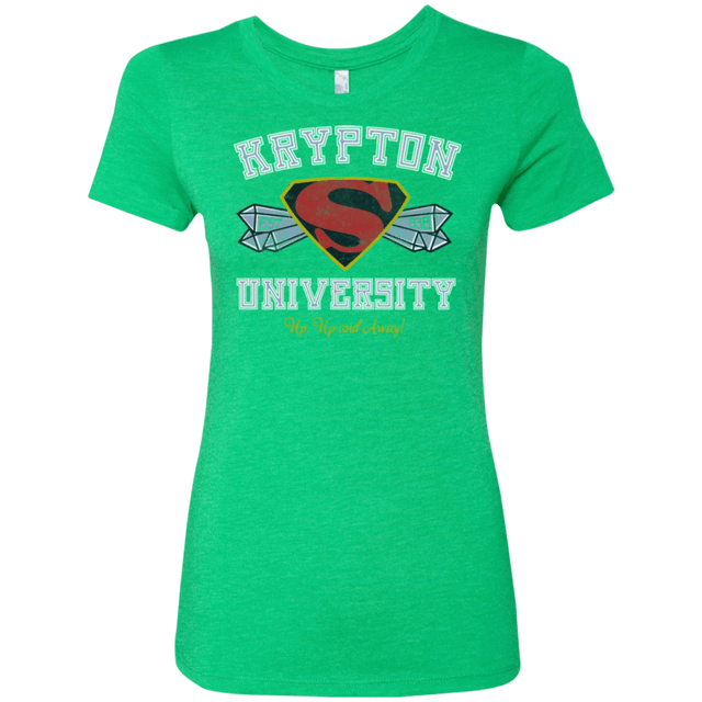 T-Shirts Envy / Small Krypton University Women's Triblend T-Shirt