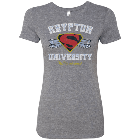 T-Shirts Premium Heather / Small Krypton University Women's Triblend T-Shirt