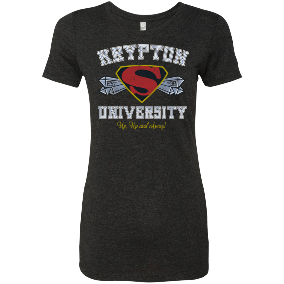 T-Shirts Vintage Black / Small Krypton University Women's Triblend T-Shirt