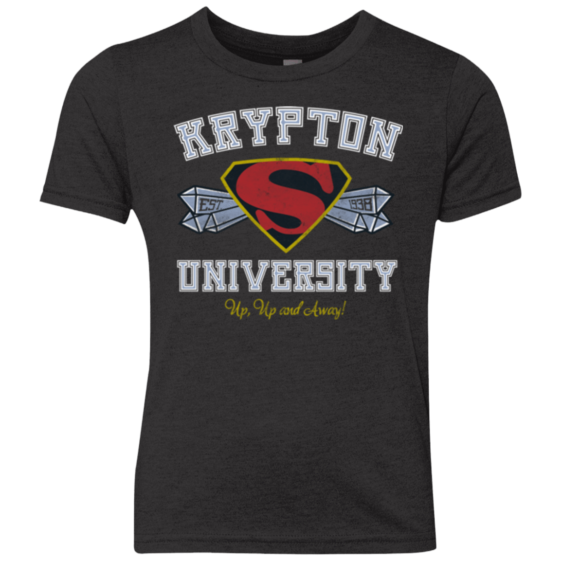 T-Shirts Vintage Black / YXS Krypton University Youth Triblend T-Shirt