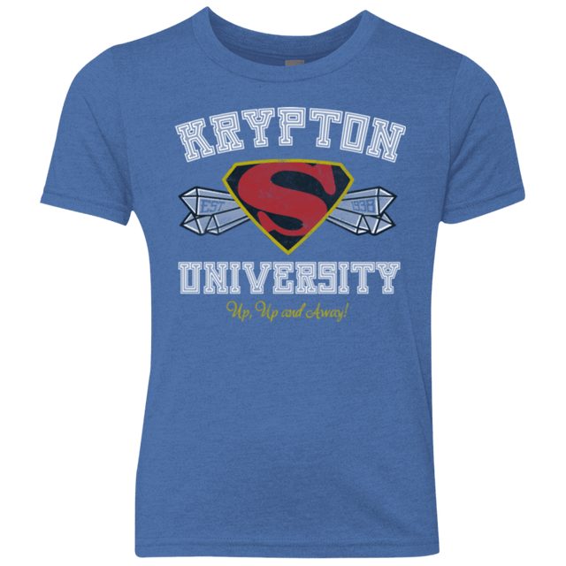 T-Shirts Vintage Royal / YXS Krypton University Youth Triblend T-Shirt