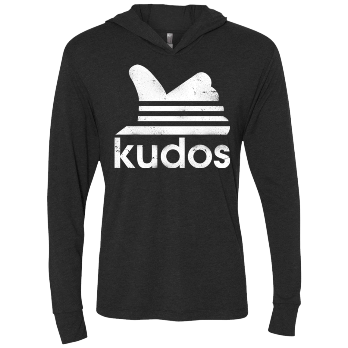 T-Shirts Vintage Black / X-Small Kudos Triblend Long Sleeve Hoodie Tee
