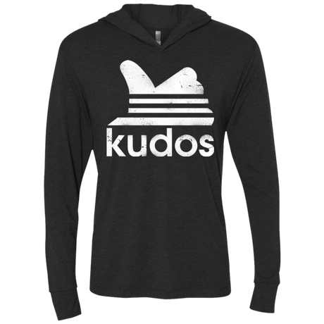 T-Shirts Vintage Black / X-Small Kudos Triblend Long Sleeve Hoodie Tee