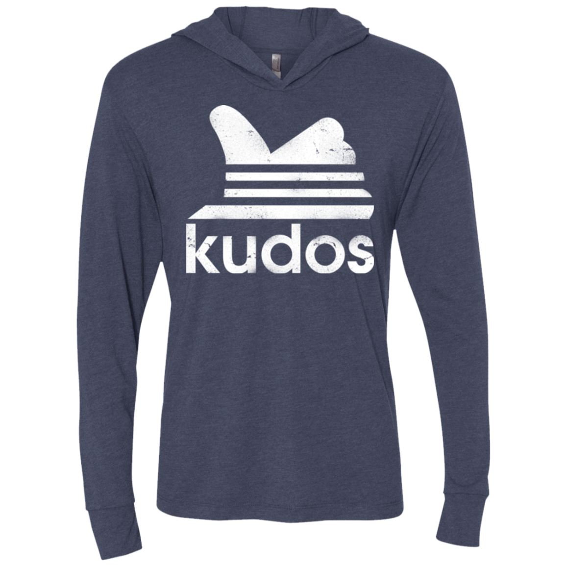 T-Shirts Vintage Navy / X-Small Kudos Triblend Long Sleeve Hoodie Tee