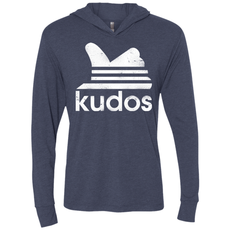 T-Shirts Vintage Navy / X-Small Kudos Triblend Long Sleeve Hoodie Tee