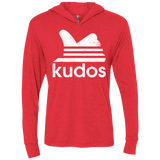 T-Shirts Vintage Red / X-Small Kudos Triblend Long Sleeve Hoodie Tee