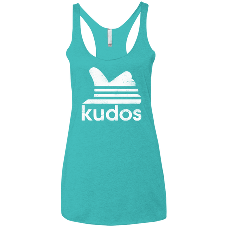 T-Shirts Tahiti Blue / X-Small Kudos Women's Triblend Racerback Tank