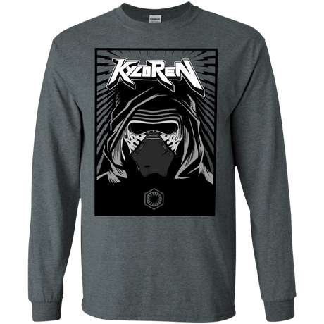 T-Shirts Dark Heather / S Kylo Rock Men's Long Sleeve T-Shirt