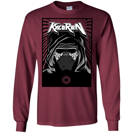 T-Shirts Maroon / S Kylo Rock Men's Long Sleeve T-Shirt