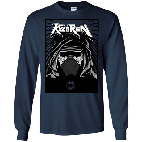 T-Shirts Navy / S Kylo Rock Men's Long Sleeve T-Shirt