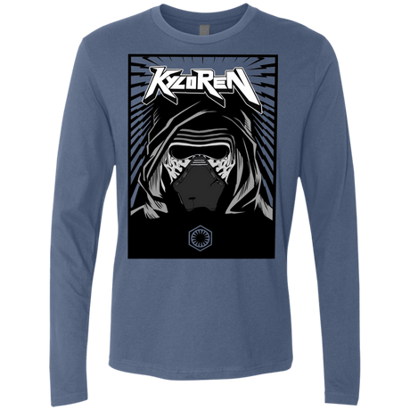 T-Shirts Indigo / S Kylo Rock Men's Premium Long Sleeve