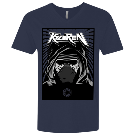 T-Shirts Midnight Navy / X-Small Kylo Rock Men's Premium V-Neck