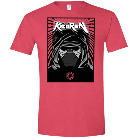 T-Shirts Heather Red / S Kylo Rock Men's Semi-Fitted Softstyle