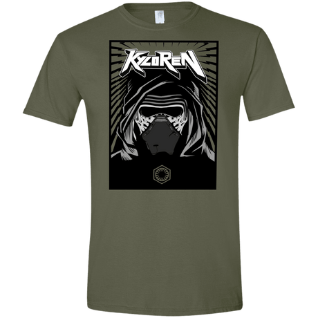 T-Shirts Military Green / S Kylo Rock Men's Semi-Fitted Softstyle
