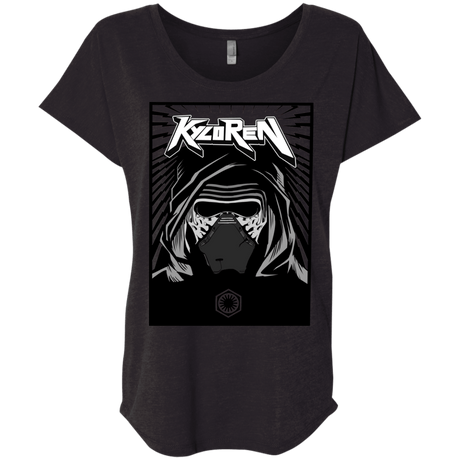 T-Shirts Vintage Black / X-Small Kylo Rock Triblend Dolman Sleeve