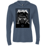 T-Shirts Indigo / X-Small Kylo Rock Triblend Long Sleeve Hoodie Tee