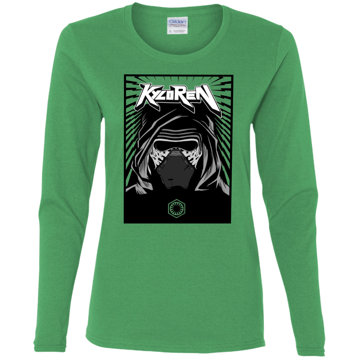 T-Shirts Irish Green / S Kylo Rock Women's Long Sleeve T-Shirt