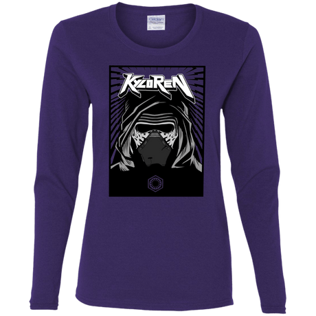 T-Shirts Purple / S Kylo Rock Women's Long Sleeve T-Shirt