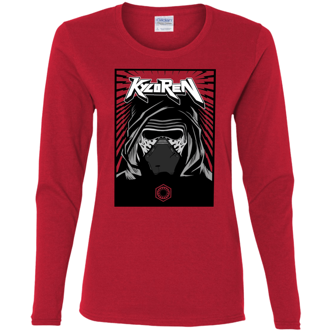 T-Shirts Red / S Kylo Rock Women's Long Sleeve T-Shirt