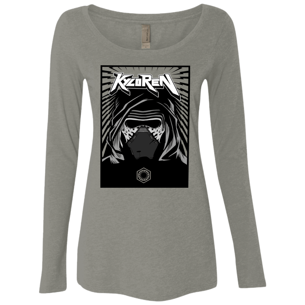 T-Shirts Venetian Grey / S Kylo Rock Women's Triblend Long Sleeve Shirt