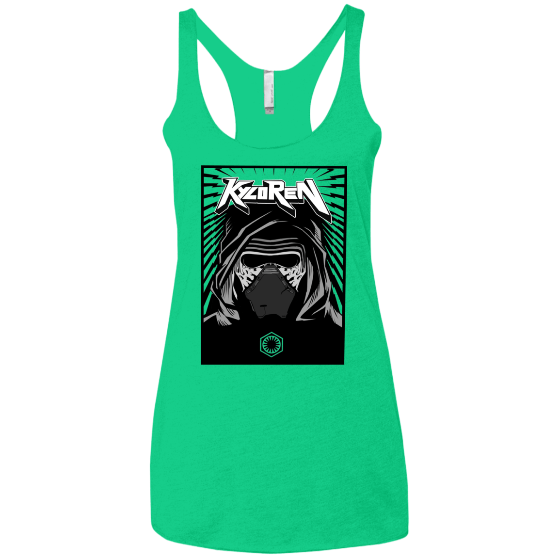 T-Shirts Envy / X-Small Kylo Rock Women's Triblend Racerback Tank