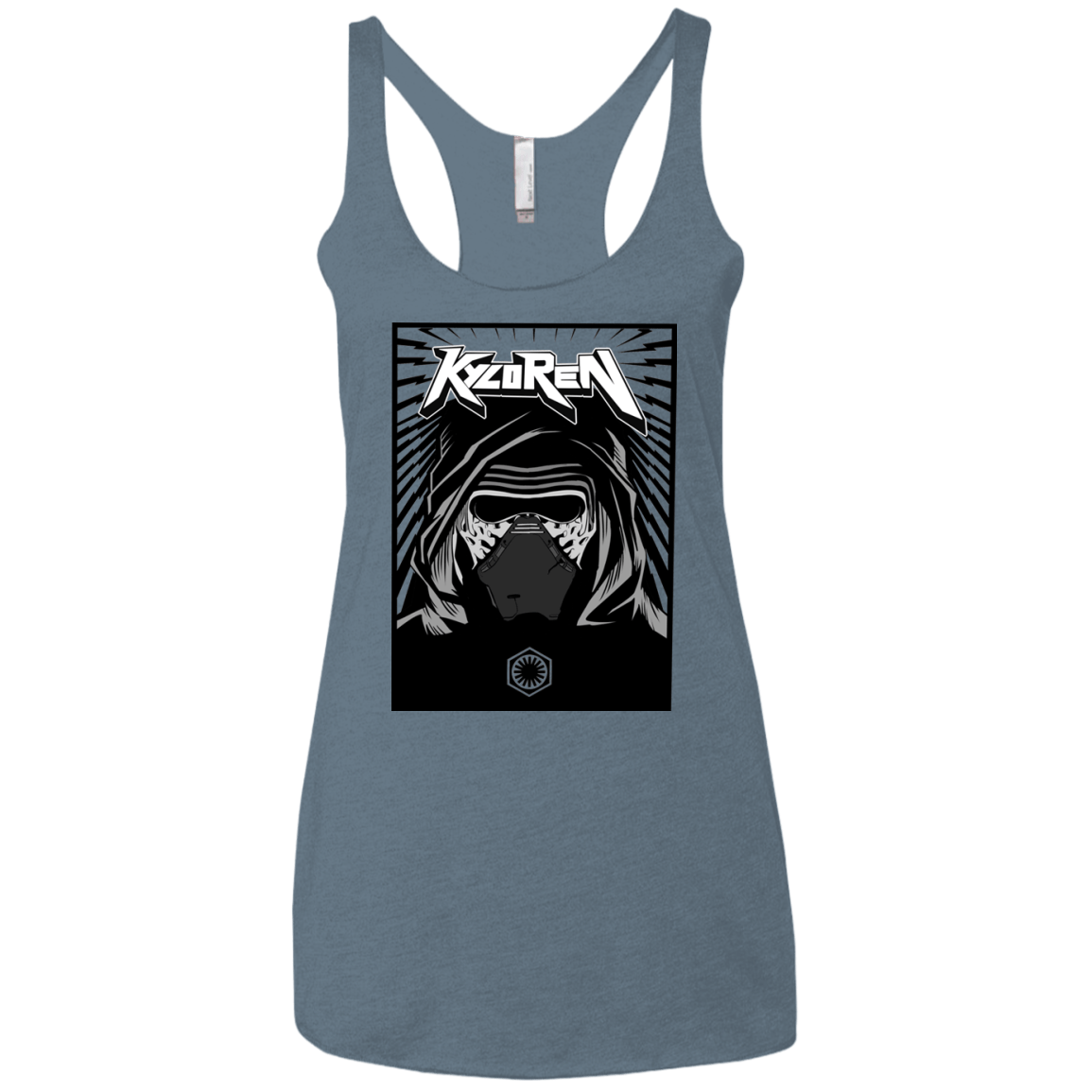 T-Shirts Indigo / X-Small Kylo Rock Women's Triblend Racerback Tank