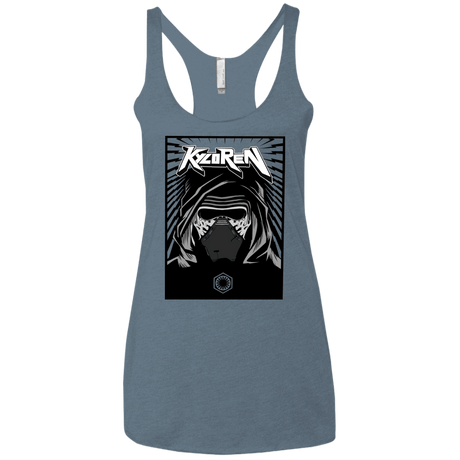 T-Shirts Indigo / X-Small Kylo Rock Women's Triblend Racerback Tank