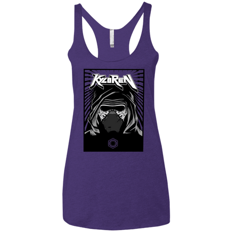 T-Shirts Purple Rush / X-Small Kylo Rock Women's Triblend Racerback Tank