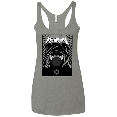 T-Shirts Venetian Grey / X-Small Kylo Rock Women's Triblend Racerback Tank