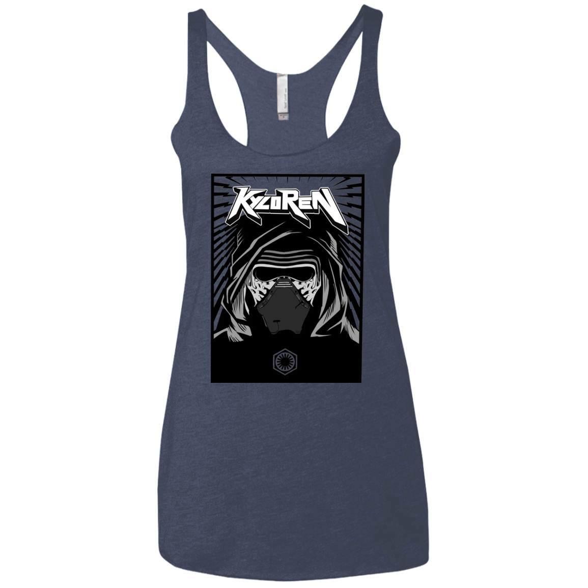 T-Shirts Vintage Navy / X-Small Kylo Rock Women's Triblend Racerback Tank