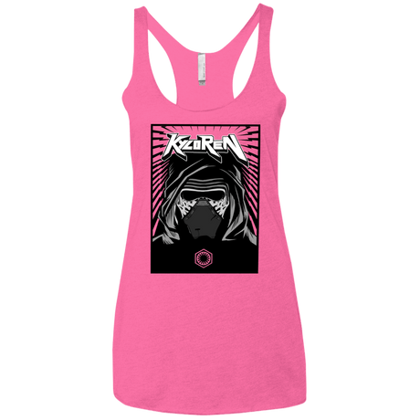 T-Shirts Vintage Pink / X-Small Kylo Rock Women's Triblend Racerback Tank