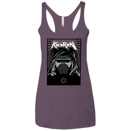 T-Shirts Vintage Purple / X-Small Kylo Rock Women's Triblend Racerback Tank