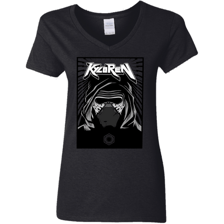 T-Shirts Black / S Kylo Rock Women's V-Neck T-Shirt