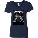 T-Shirts Navy / S Kylo Rock Women's V-Neck T-Shirt