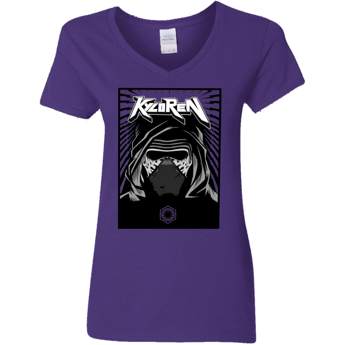 T-Shirts Purple / S Kylo Rock Women's V-Neck T-Shirt