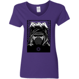 T-Shirts Purple / S Kylo Rock Women's V-Neck T-Shirt