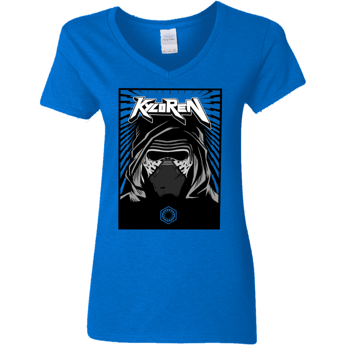 T-Shirts Royal / S Kylo Rock Women's V-Neck T-Shirt