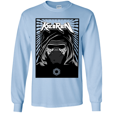 T-Shirts Light Blue / YS Kylo Rock Youth Long Sleeve T-Shirt