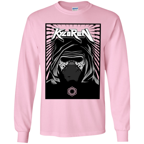 T-Shirts Light Pink / YS Kylo Rock Youth Long Sleeve T-Shirt