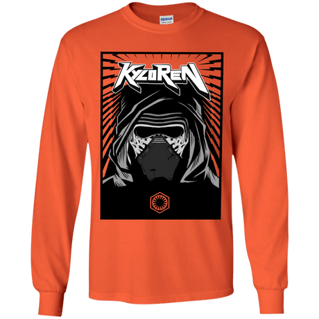 T-Shirts Orange / YS Kylo Rock Youth Long Sleeve T-Shirt