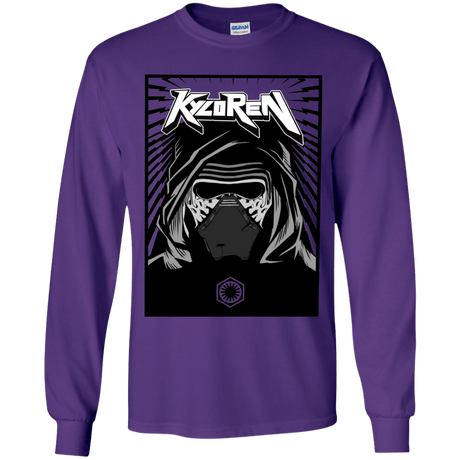 T-Shirts Purple / YS Kylo Rock Youth Long Sleeve T-Shirt