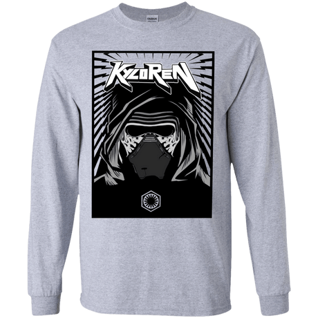T-Shirts Sport Grey / YS Kylo Rock Youth Long Sleeve T-Shirt