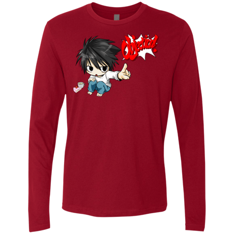 T-Shirts Cardinal / Small L Objection! Men's Premium Long Sleeve