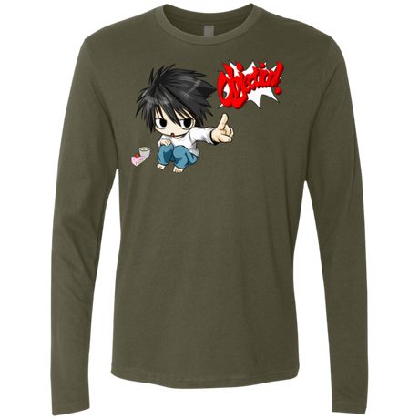 T-Shirts Military Green / Small L Objection! Men's Premium Long Sleeve