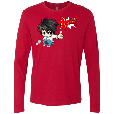 T-Shirts Red / Small L Objection! Men's Premium Long Sleeve