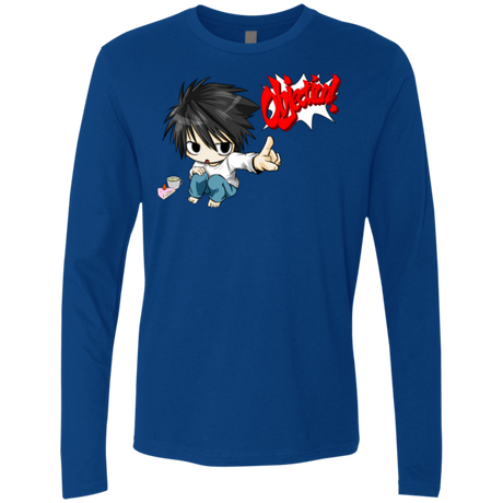 T-Shirts Royal / Small L Objection! Men's Premium Long Sleeve
