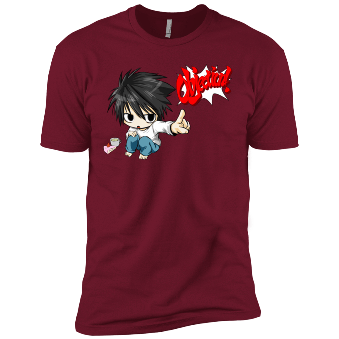 T-Shirts Cardinal / X-Small L Objection! Men's Premium T-Shirt