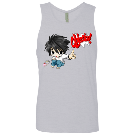 T-Shirts Heather Grey / Small L Objection! Men's Premium Tank Top