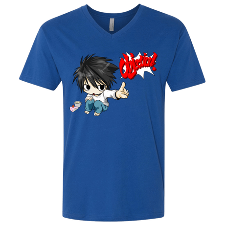 T-Shirts Royal / X-Small L Objection! Men's Premium V-Neck