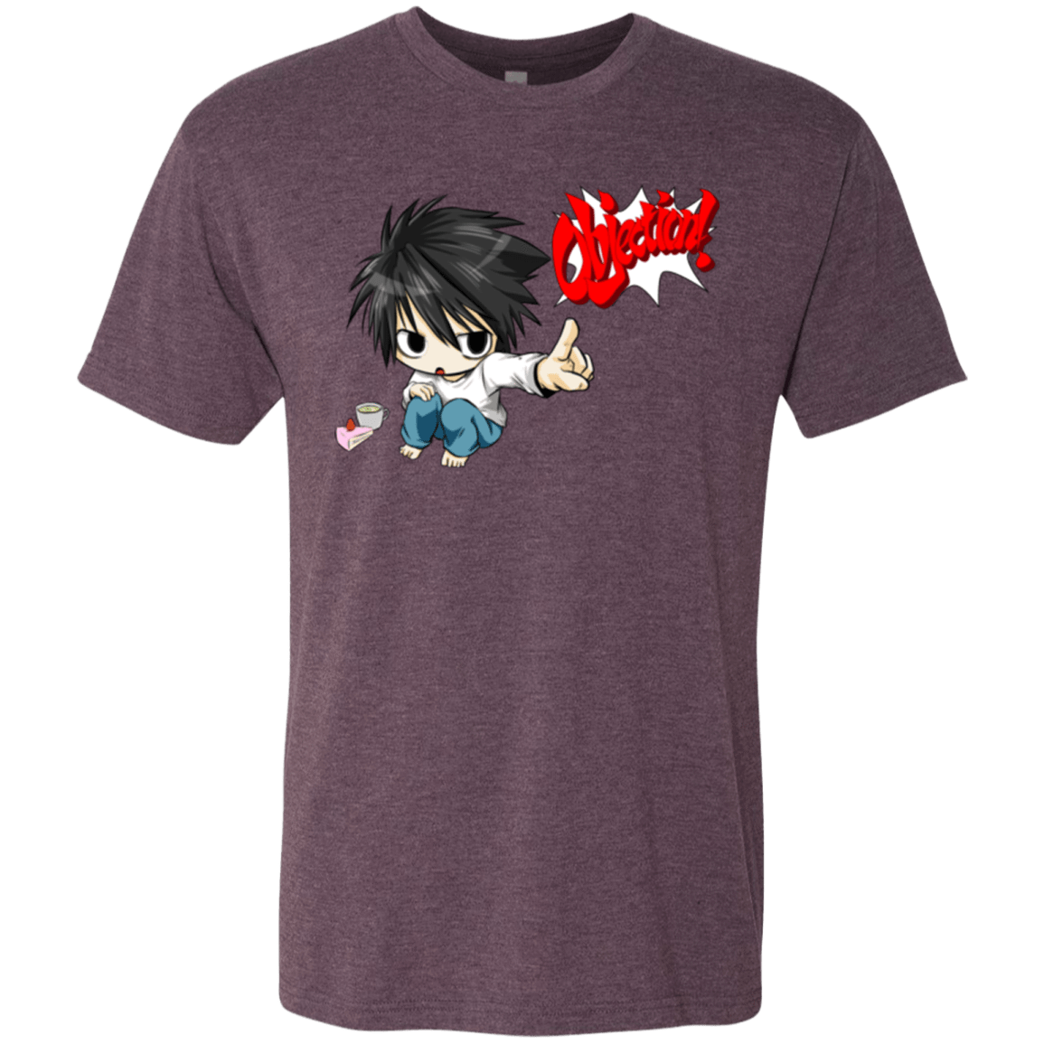 T-Shirts Vintage Purple / Small L Objection! Men's Triblend T-Shirt
